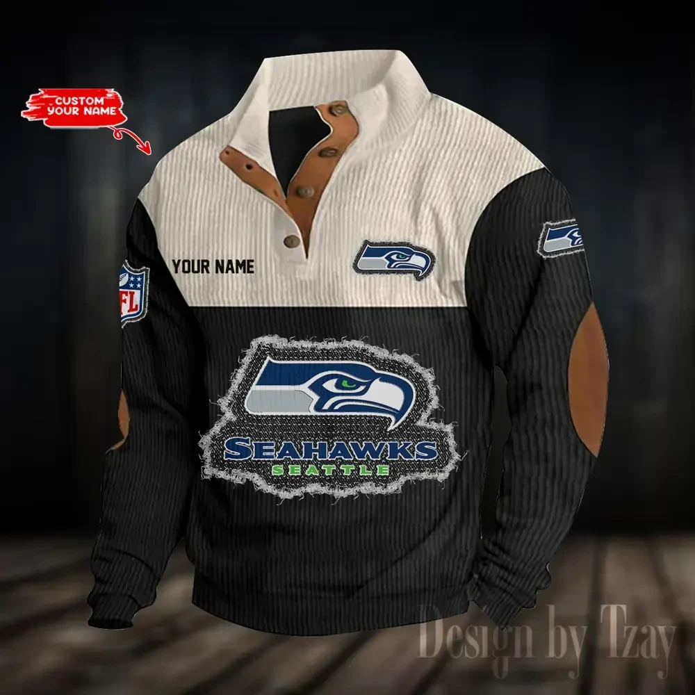 Seattle Seahawks S9DBSCH960 Sports Print Sweatshirt