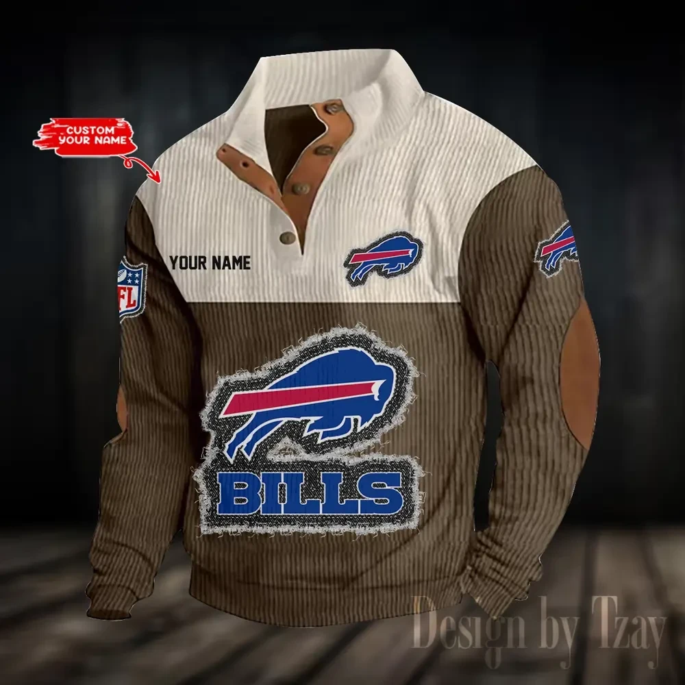 Buffalo Bills S9DBSCH935 Sports Print Sweatshirt