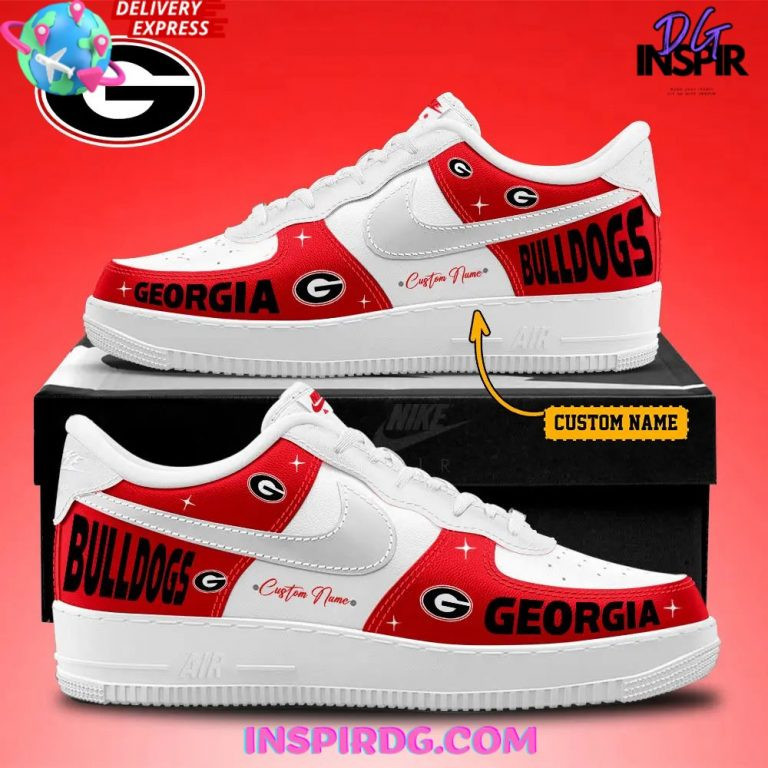 Georgia Bulldogs Personalized AF1 Shoes 1408 BGBD88