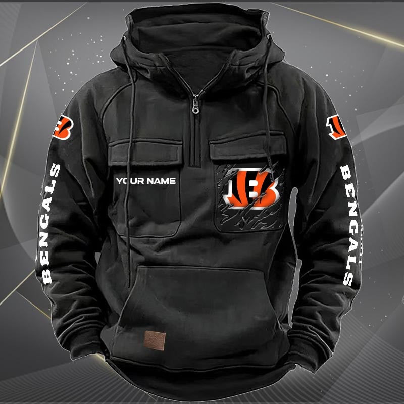 Cincinnati Bengals Vintage Men Hoodies DV5 AZVMHD038