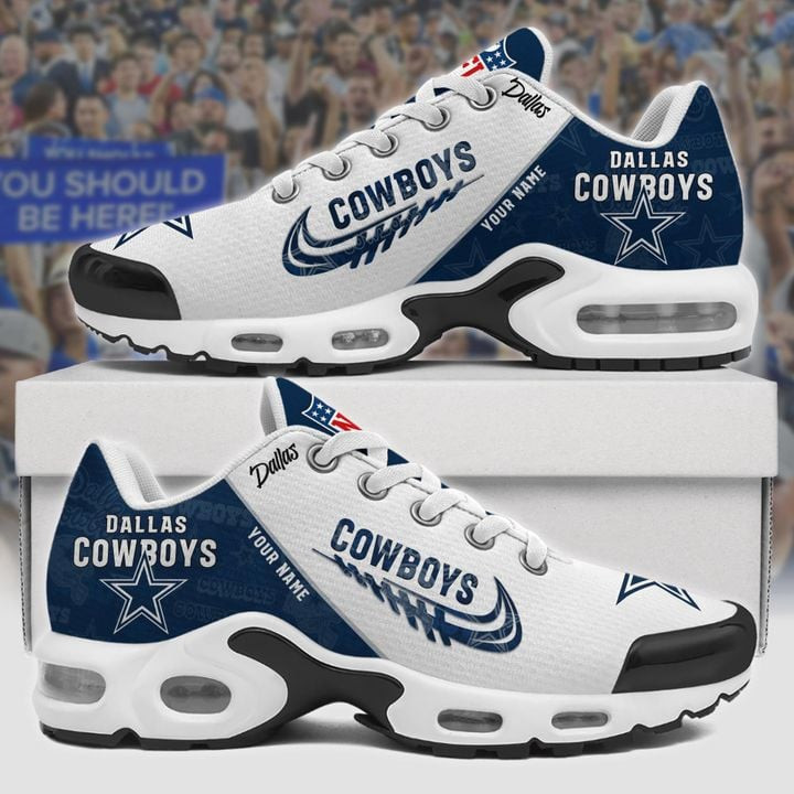 Dallas Cowboys Personalized Plus T-N Youth Sneakers 0813 BGTN174