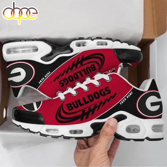 NCAA Georgia bulldogs Personalized Plus T-N Youth Sneakers TJ45AA
