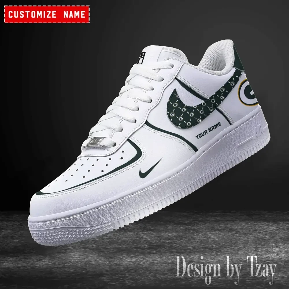 BGAF1S640-Green Bay Packers Personalized New AF1 Shoes