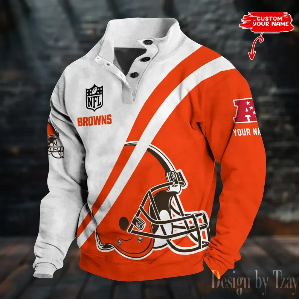 Cleveland Browns Sports Print Sweatshirt S9DBSCH771