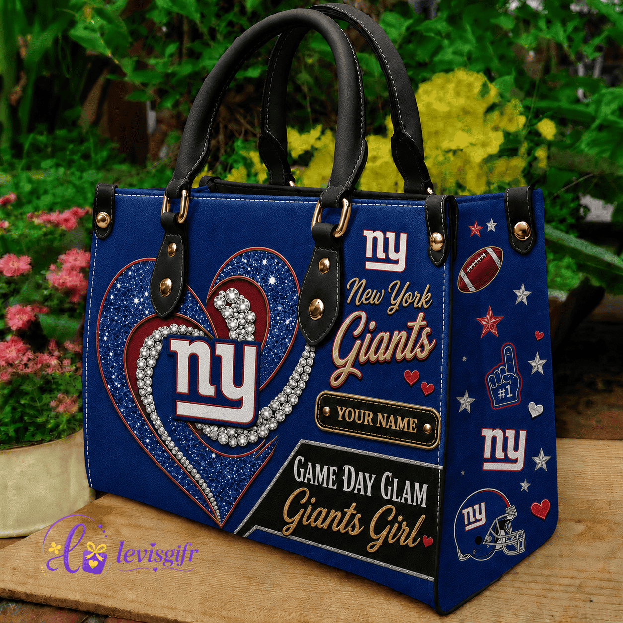 New York Giants NFL Premium Leather Hand Bag Personalized Gift For Fan Men Women - Limited Edition MGF20