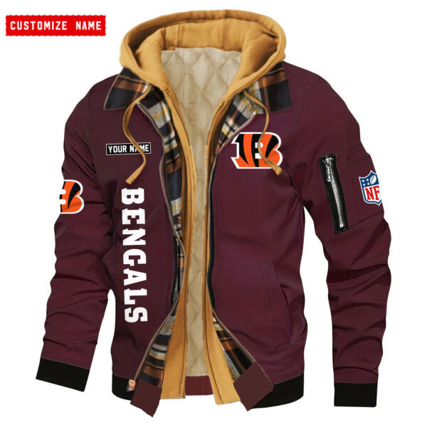 Cincinnati Bengals Jacket Casual Fake Two Piece Design PBT9I1N