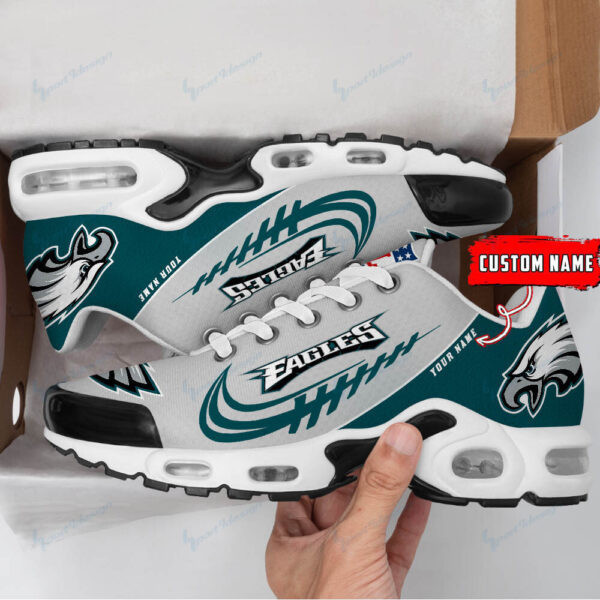 Philadelphia Eagles Personalized Plus T-N Youth Sneakers PBETJ5E