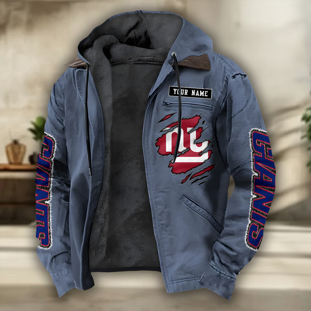 New York Giants Heavyweight Hooded Jacket SPTPJH281