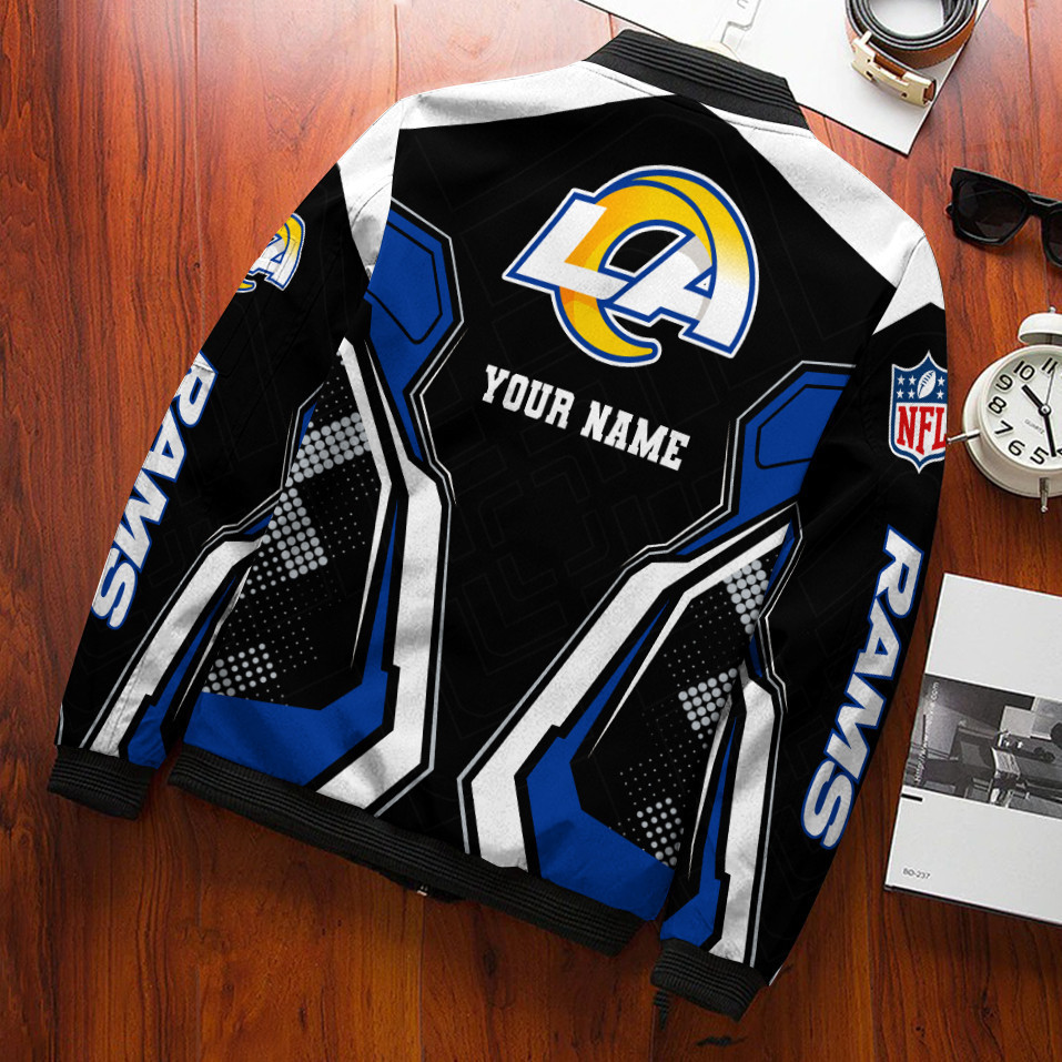 Los Angeles Rams Personalized Bomber Jacket PB9WF9R