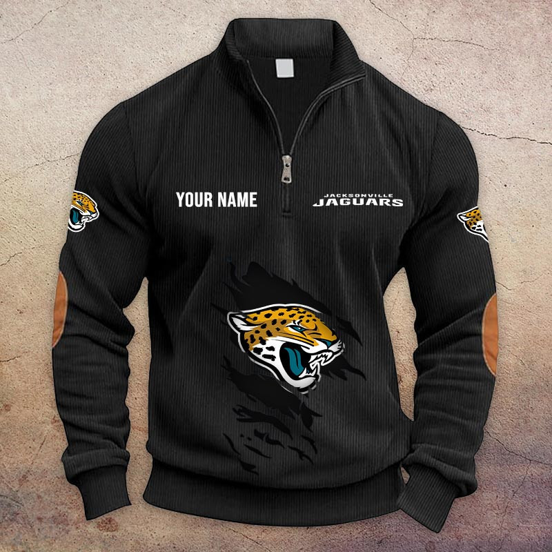 Jacksonville Jaguars Half-Zip Hoodie PBS9BK3