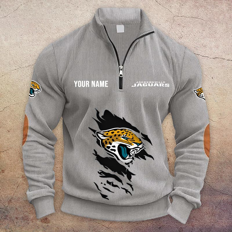 Jacksonville Jaguars Half-Zip Hoodie PBS9BK3