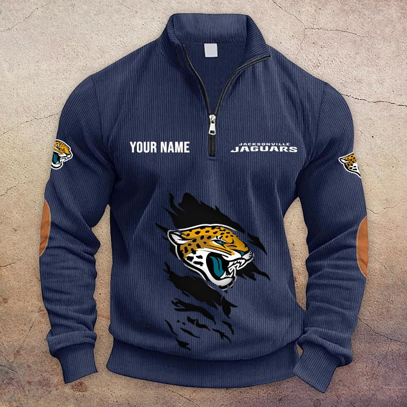 Jacksonville Jaguars Half-Zip Hoodie PBS9BK3