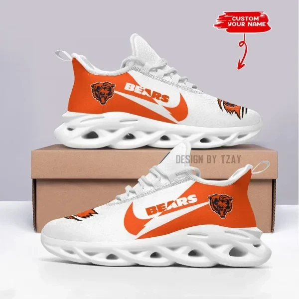 Chicago Bears Personalized Maxsoul Sneakers PBI26S5