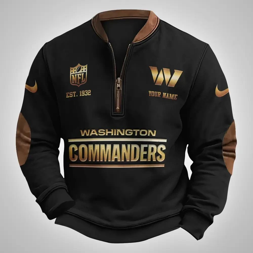 Washington Commanders Classic Half Zip Pullover SPTCHZP032