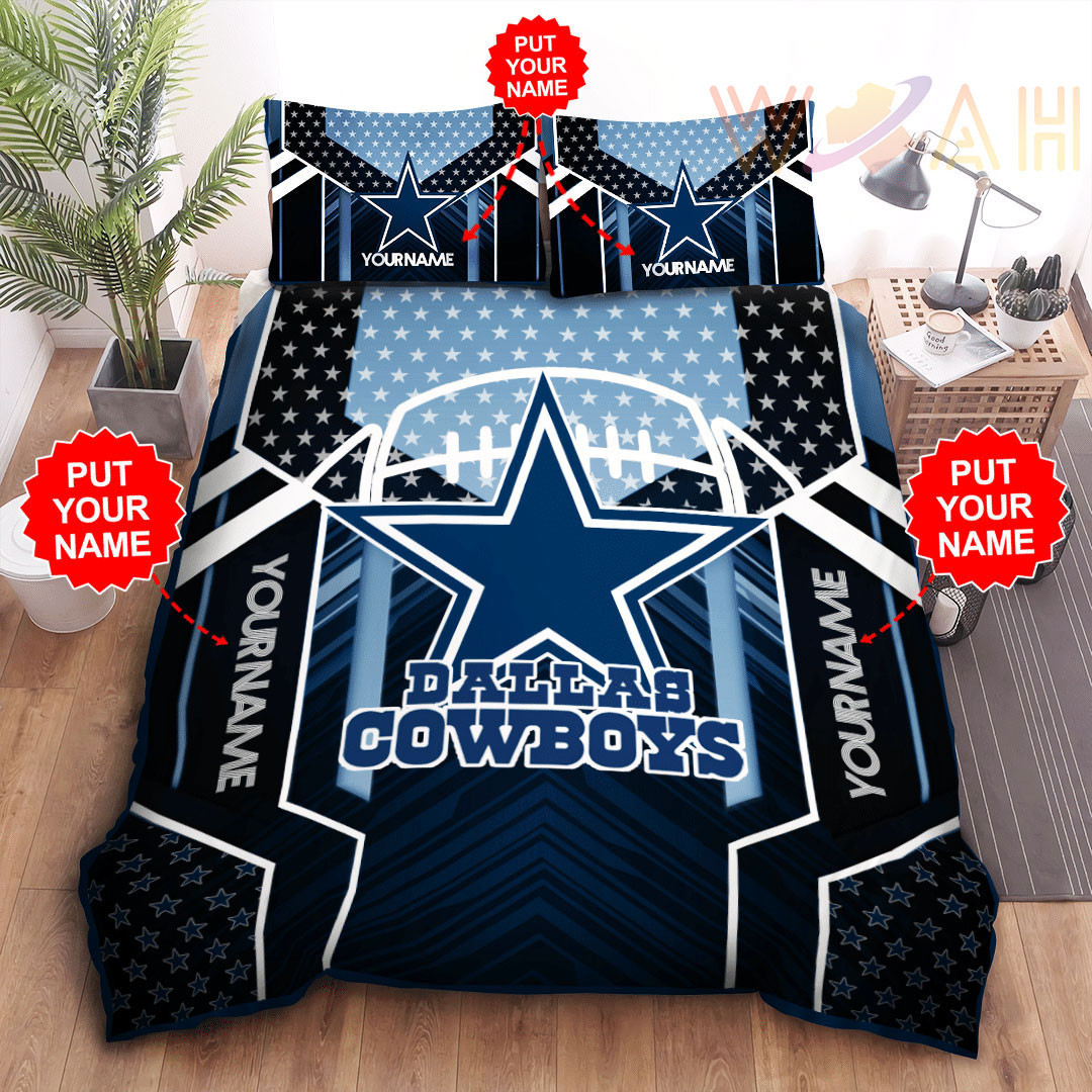 Dallas Cowboys Personalized Bedding Set BG19