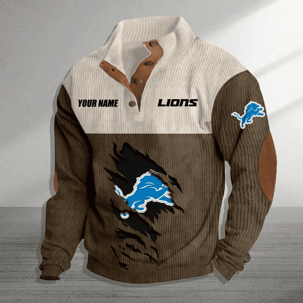 Detroit Lions Sports Sweatshirt Hoodie PBMMY6L