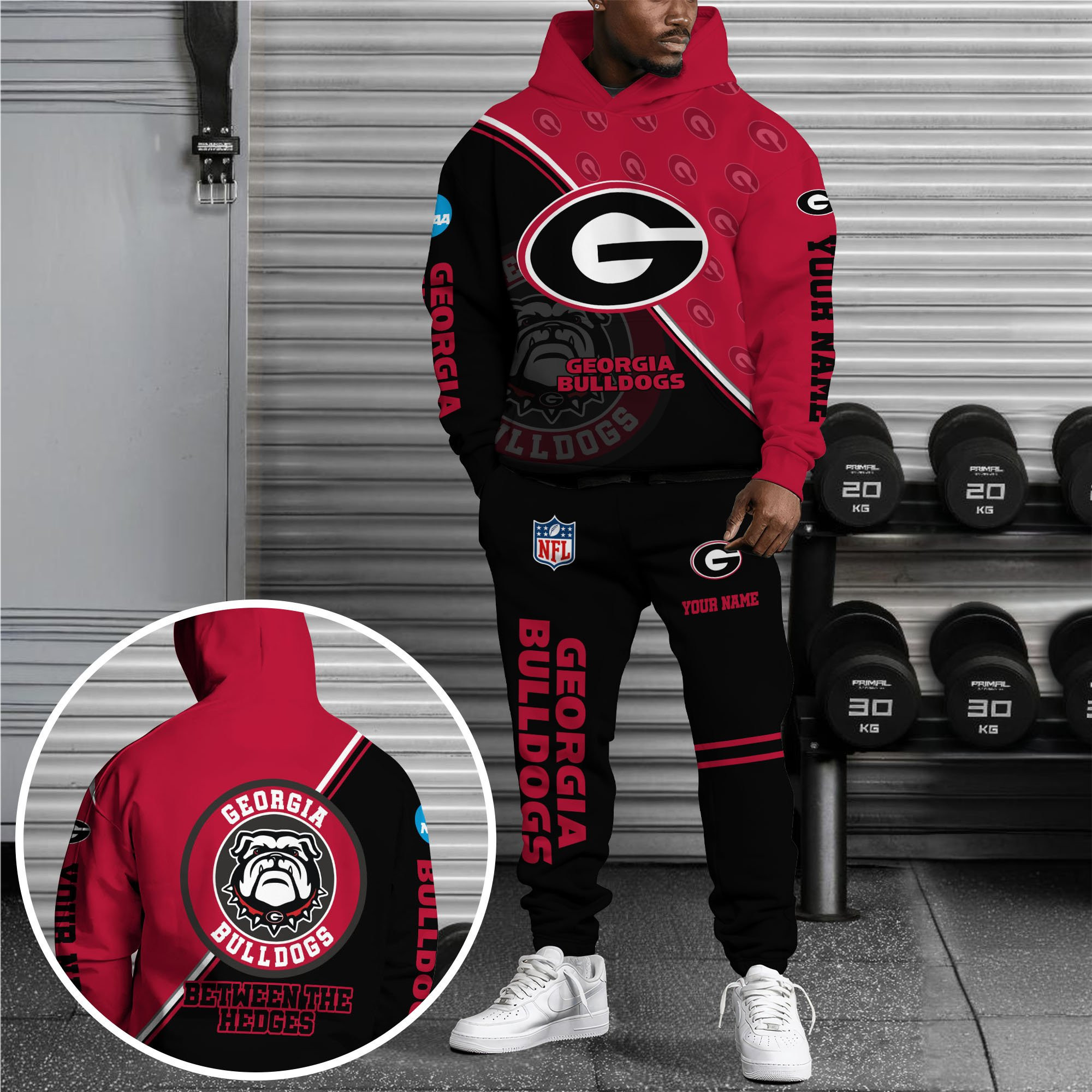 Georgia Bulldogs Hoodie Sweatpants Custom Your Name Sport Gifts ETRG-62998