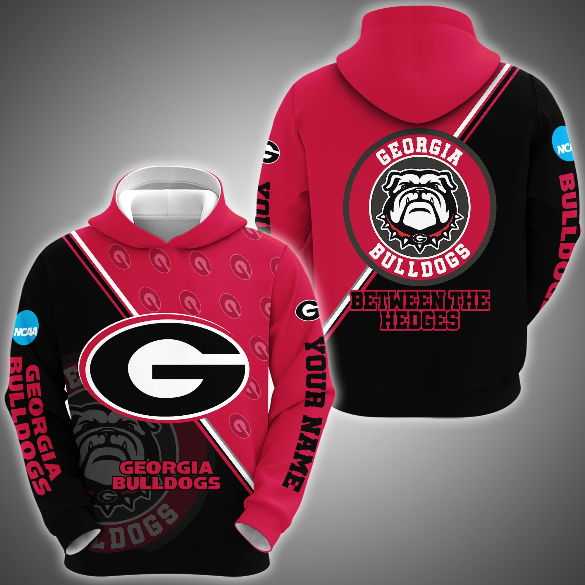 Georgia Bulldogs Hoodie Sweatpants Custom Your Name Sport Gifts PBZQV8Q