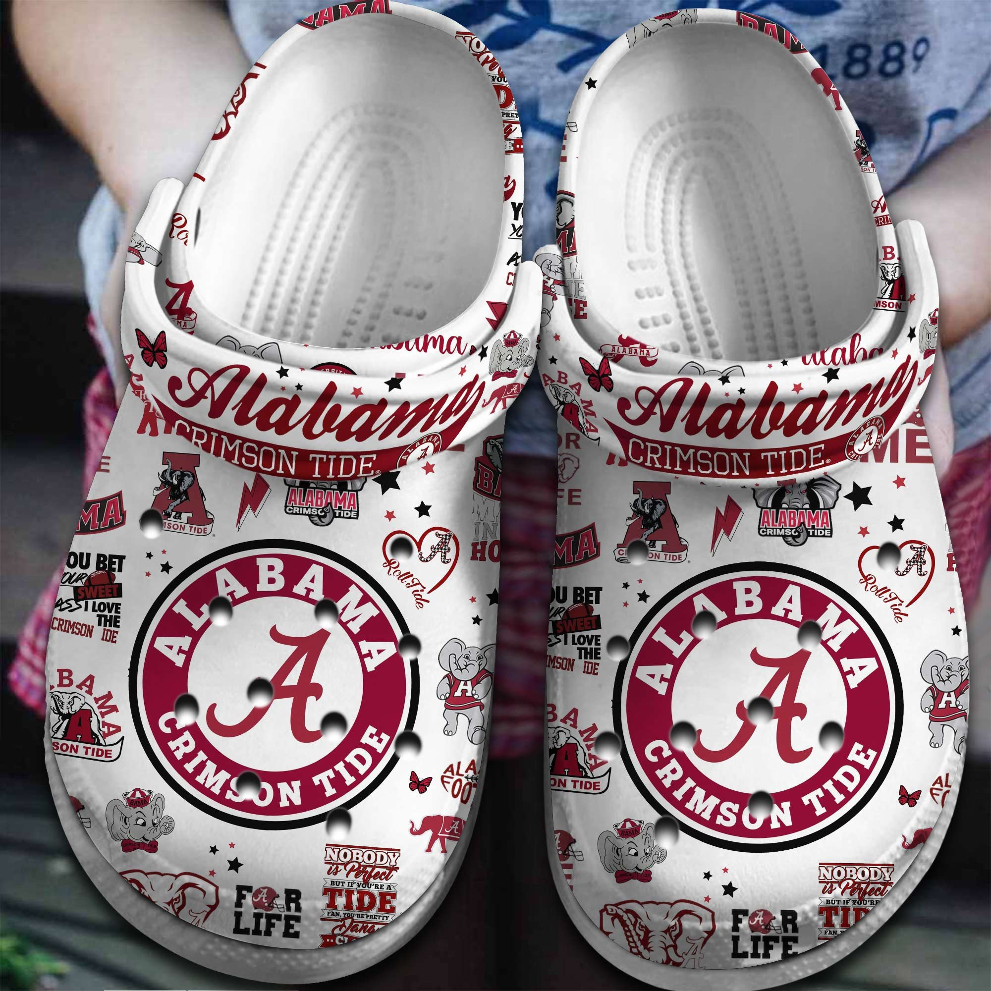 Alabama Crimson Tide Personalized Limited Clog CS23