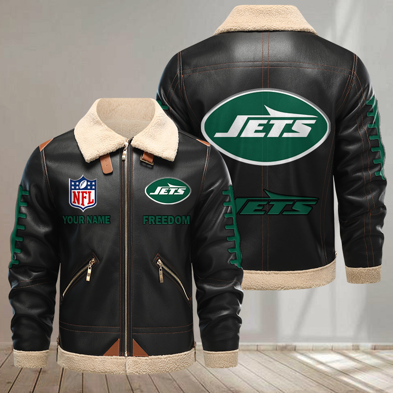 New York Jets DMLK1152 Leather Jacket – Premium & Ultra-Thick Leather Jacket