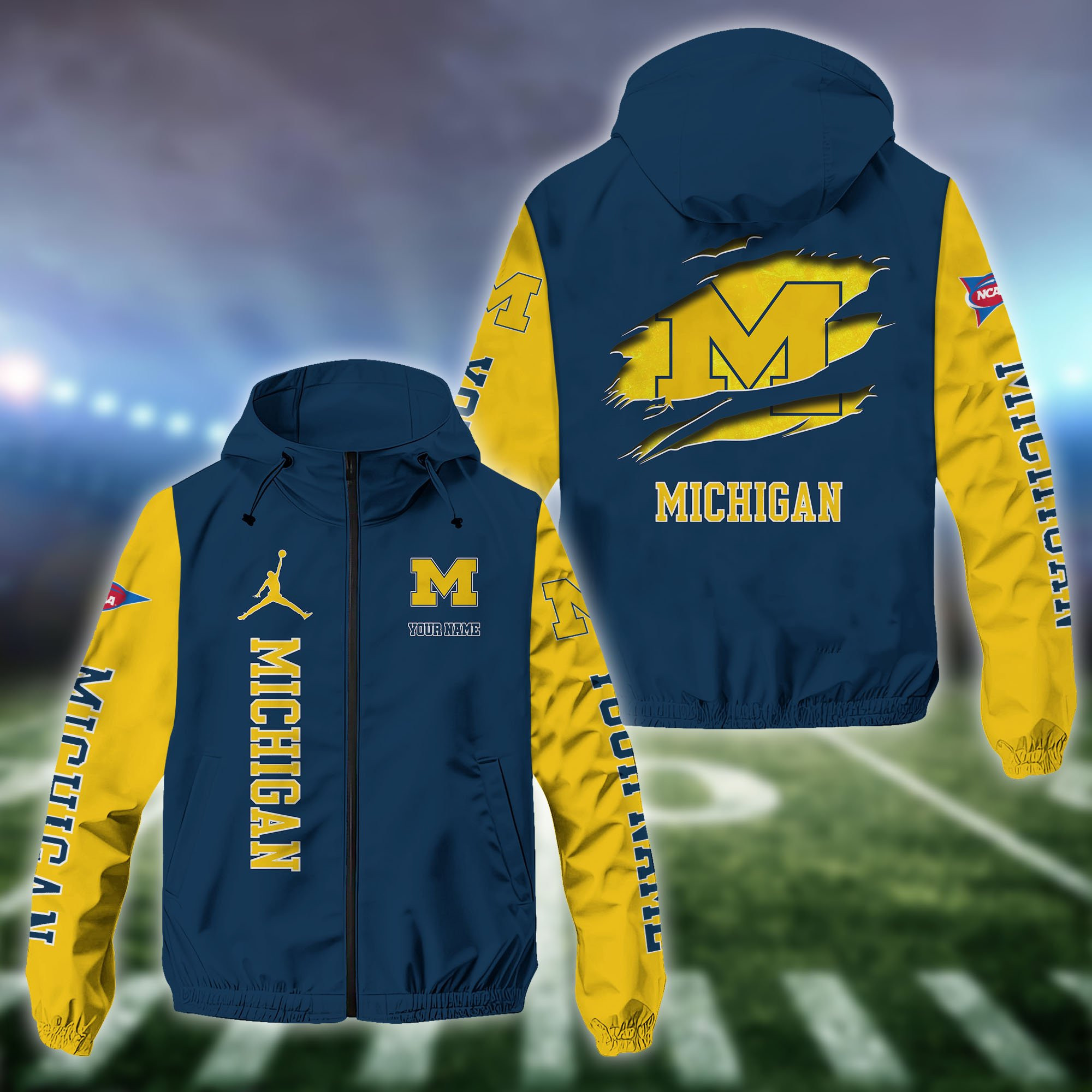 Michigan Wolverines Outdoor Jacket AZBTOJ045F