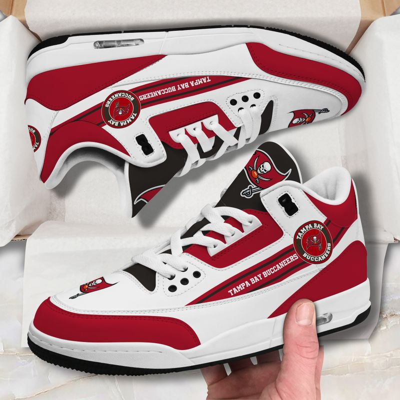 Tampa Bay Buccaneers Basic Leather JD03 Shoes Men and Women A45VG1
