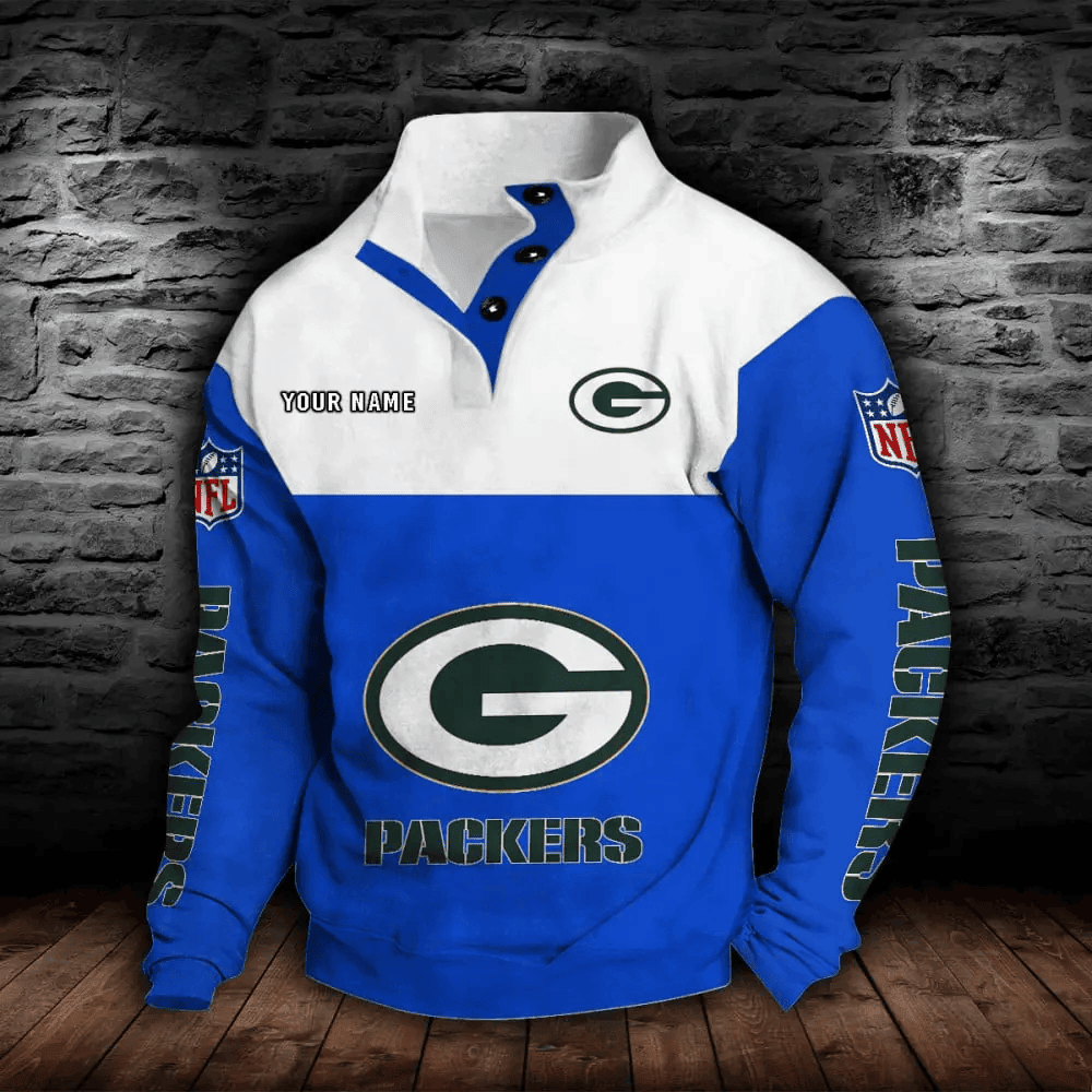 Green Bay Packers NFL Sports Sweatshirt Colorful PBCGH3B