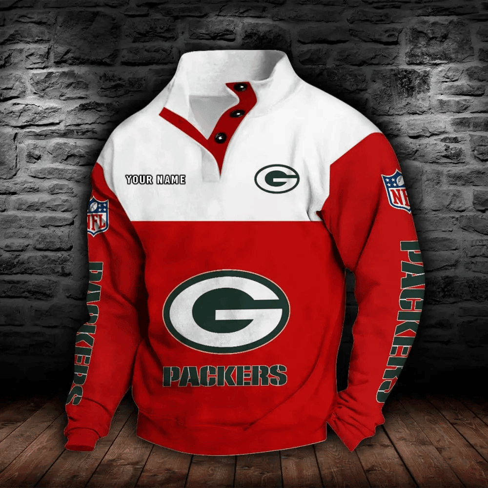 Green Bay Packers NFL Sports Sweatshirt Colorful PBCGH3B