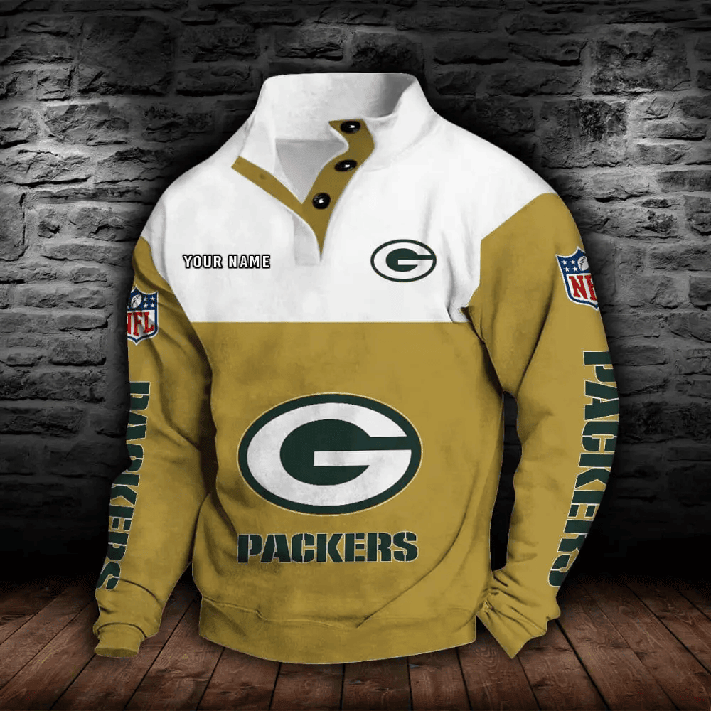 Green Bay Packers NFL Sports Sweatshirt Colorful PBCGH3B