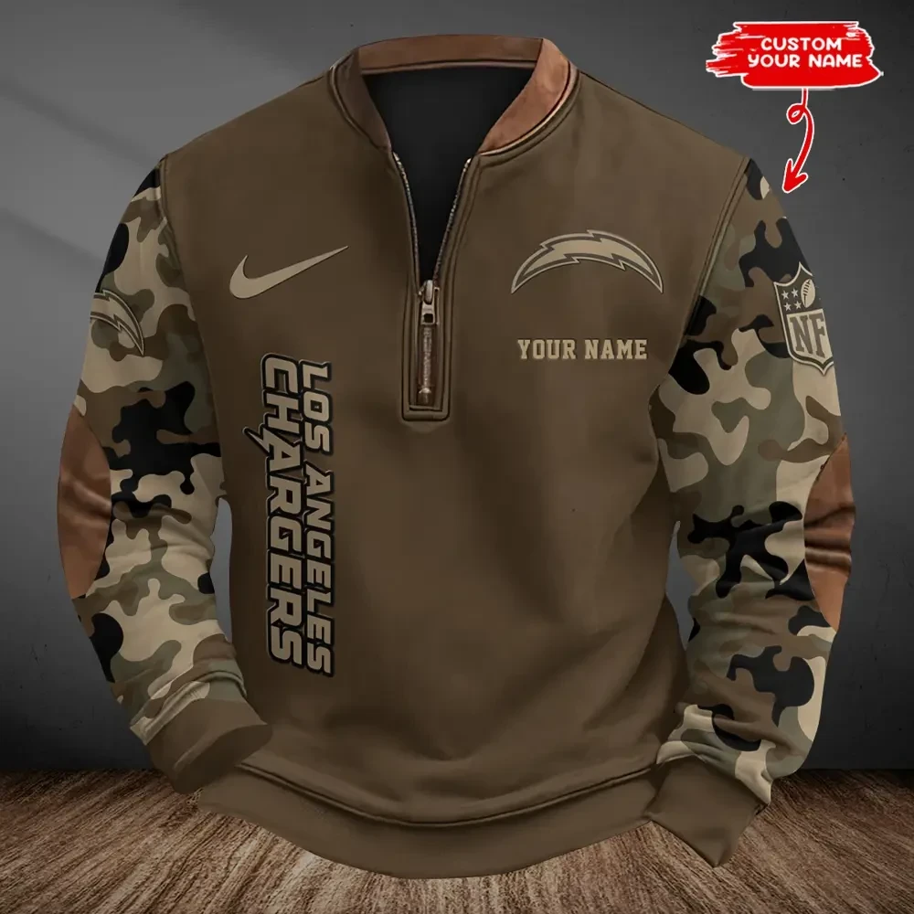 Los Angeles Chargers Classic Half Zip Pullover SPTCHZP050