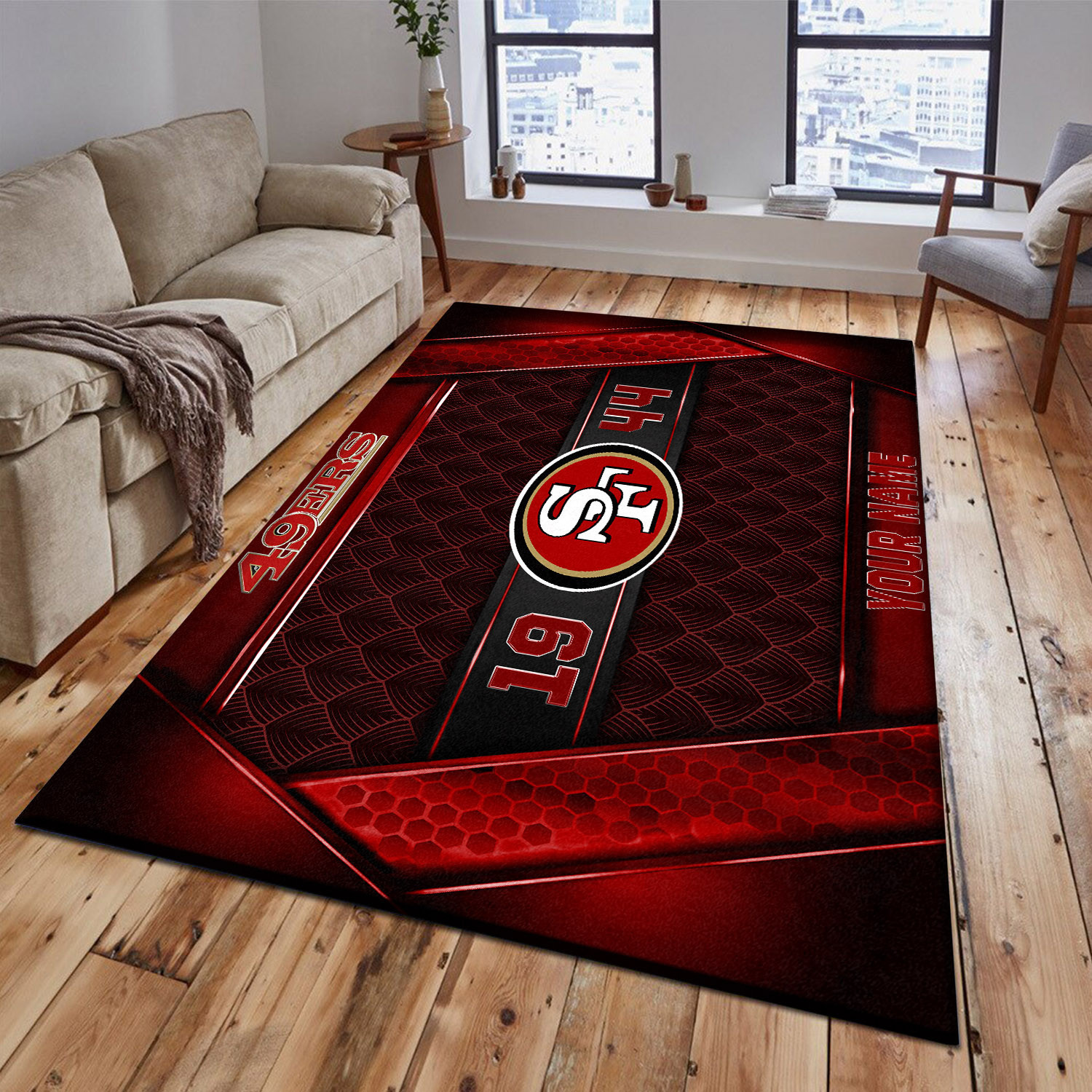 San Francisco 49ers Area Rug PBYX782