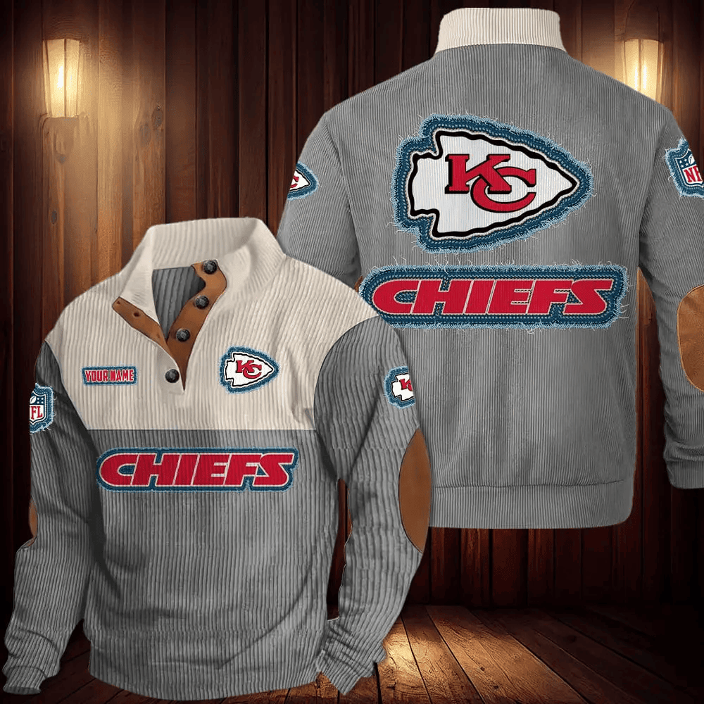 Kansas City Chiefs Double Stand Collar Sport Hoodie PBMY9DP