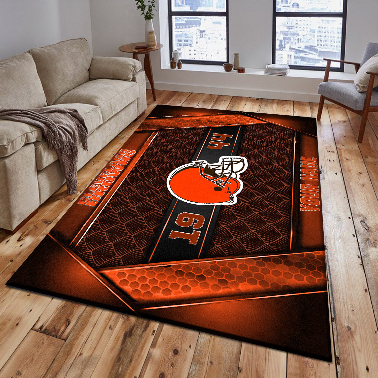 Cleveland Browns Area Rug PB6NS6B