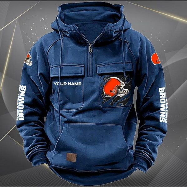 Cleveland Browns Vintage Men Hoodies DV5 PB4GFOB