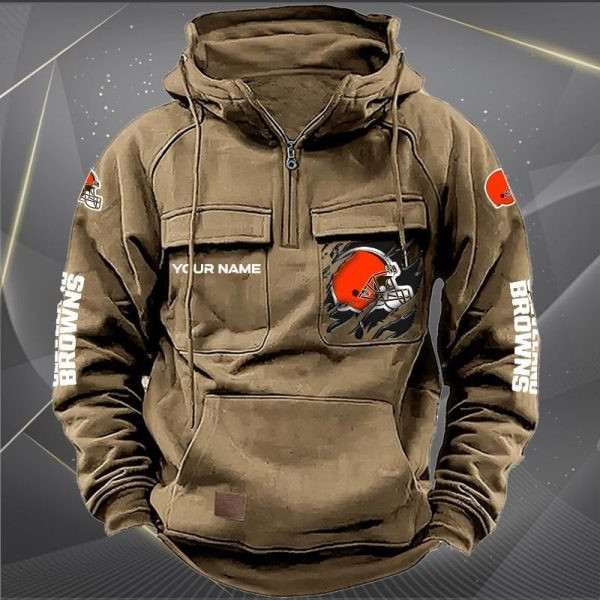 Cleveland Browns Vintage Men Hoodies DV5 PB4GFOB