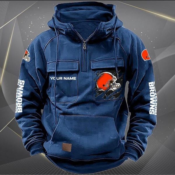 Cleveland Browns Vintage Men Hoodies DV5 PB4GFOB