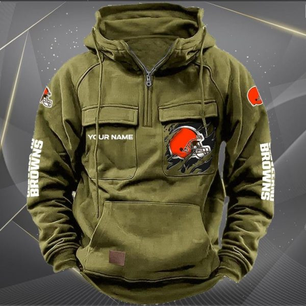 Cleveland Browns Vintage Men Hoodies DV5 PB4GFOB