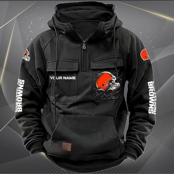 Cleveland Browns Vintage Men Hoodies DV5 PB4GFOB