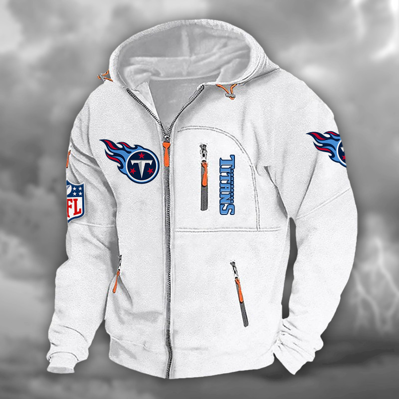 Tennessee Titans Hooded Cardigan Jacket PBO2G1I