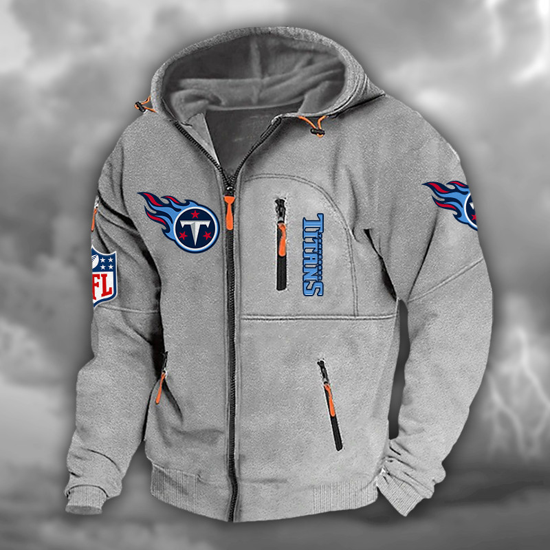 Tennessee Titans Hooded Cardigan Jacket PBO2G1I
