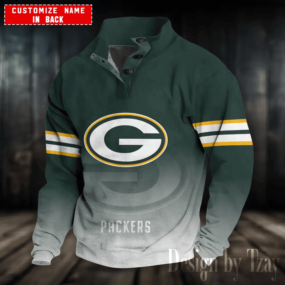 Green Bay Packers Sports Print Sweatshirt S9DBSCH864