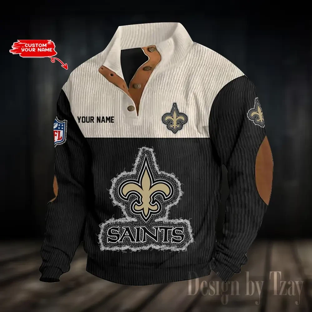 New Orleans Saints S9DBSCH954 Sports Print Sweatshirt