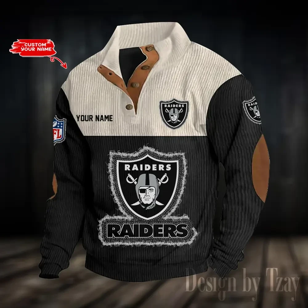 Las Vegas Raiders S9DBSCH948 Sports Print Sweatshirt