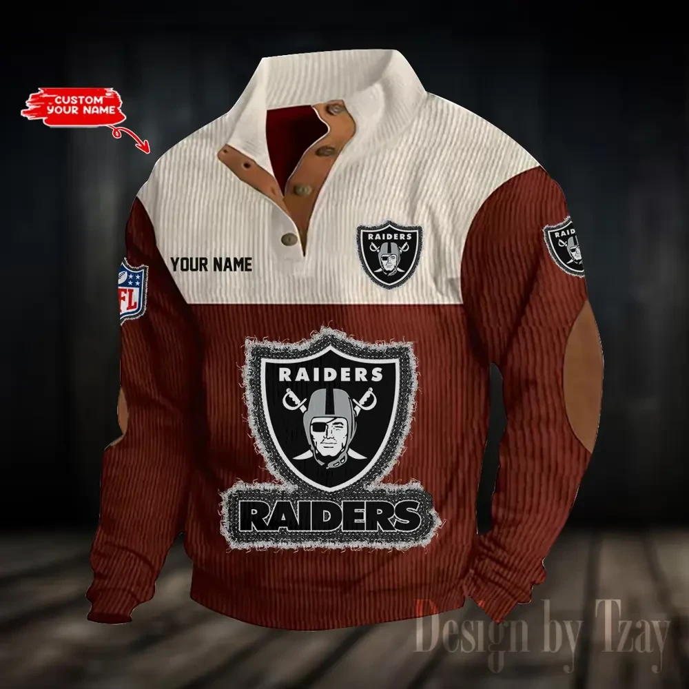 Las Vegas Raiders Sports Print Sweatshirt PBWU71D