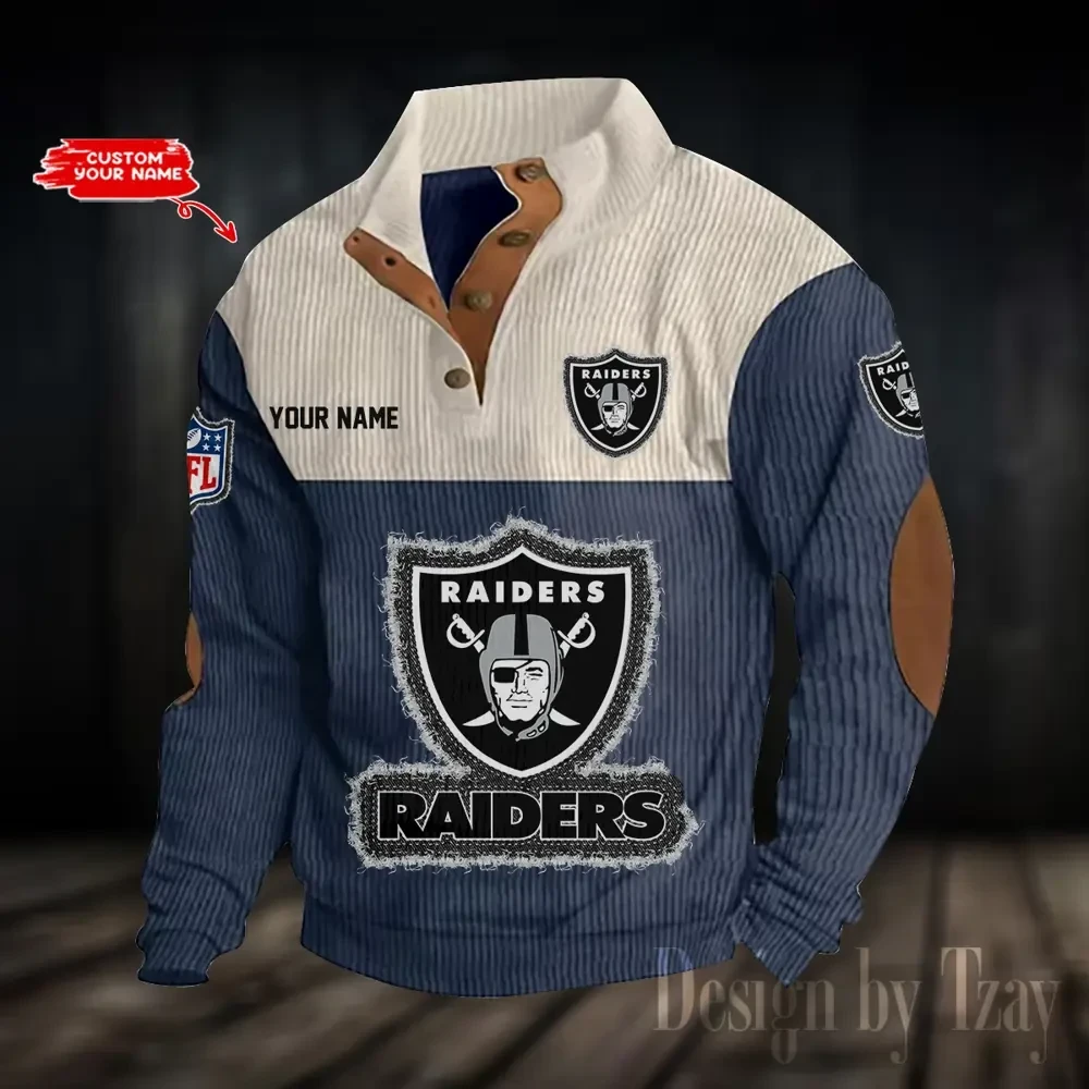 Las Vegas Raiders Sports Print Sweatshirt PBWU71D