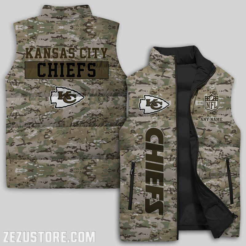 NFL Kansas City Chiefs Damn Right Sleeveless Down Jacket DJT690