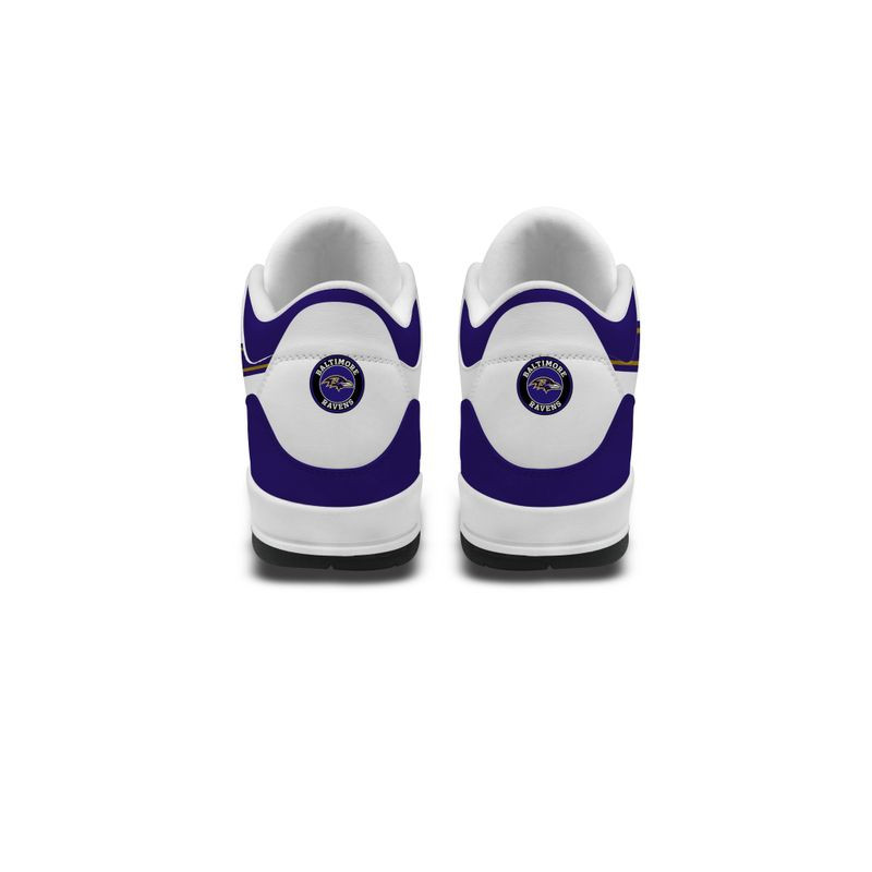 Baltimore Ravens Basic Leather JD03 Shoes Men and Women PBHX806