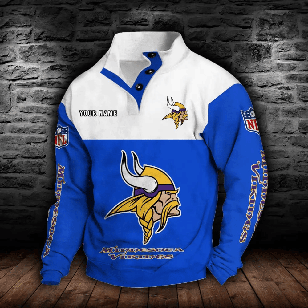 Minnesota Vikings NFL Sports Sweatshirt Colorful21 PB54GFX