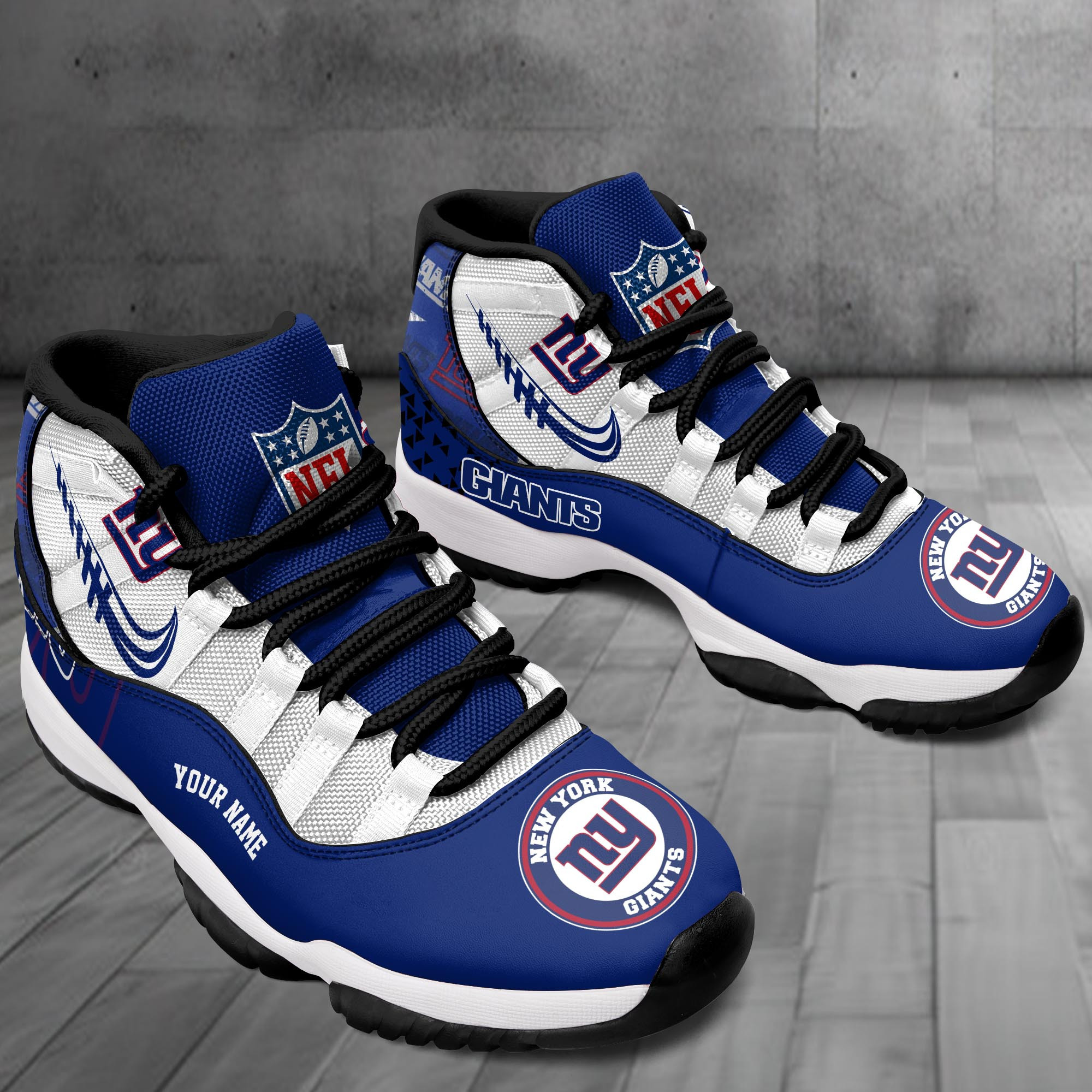 New York Giants Air Jordan 11 Shoes PB2E1BH