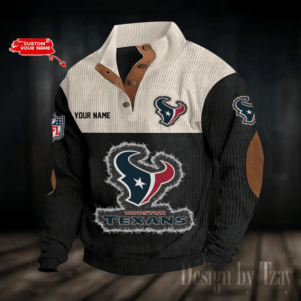 Houston Texans S9DBSCH944 Sports Print Sweatshirt